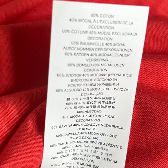 Michael Kors On Off Shoulder Blouse Womens Small Coral Pink - Picture 10 of 10